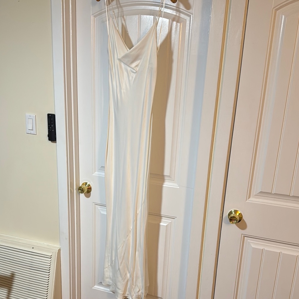 Elegant White Slip Dress